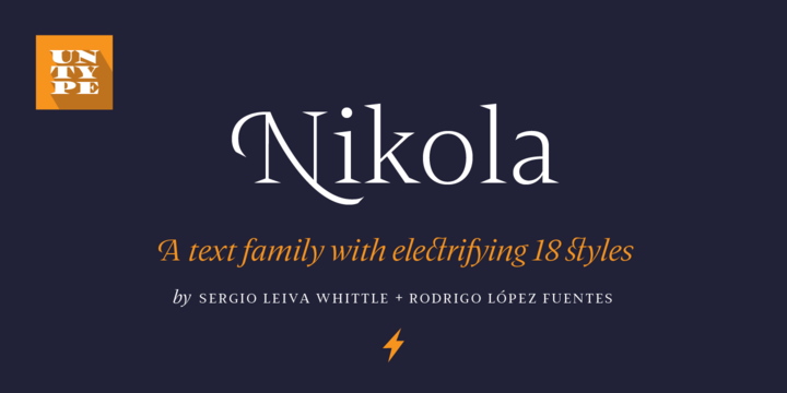 Nikola Font preview